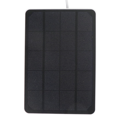 Pannello Solare Portatile 4W 5V IP65 Impermeabile Monocristallino per Telecamera di Sicurezza