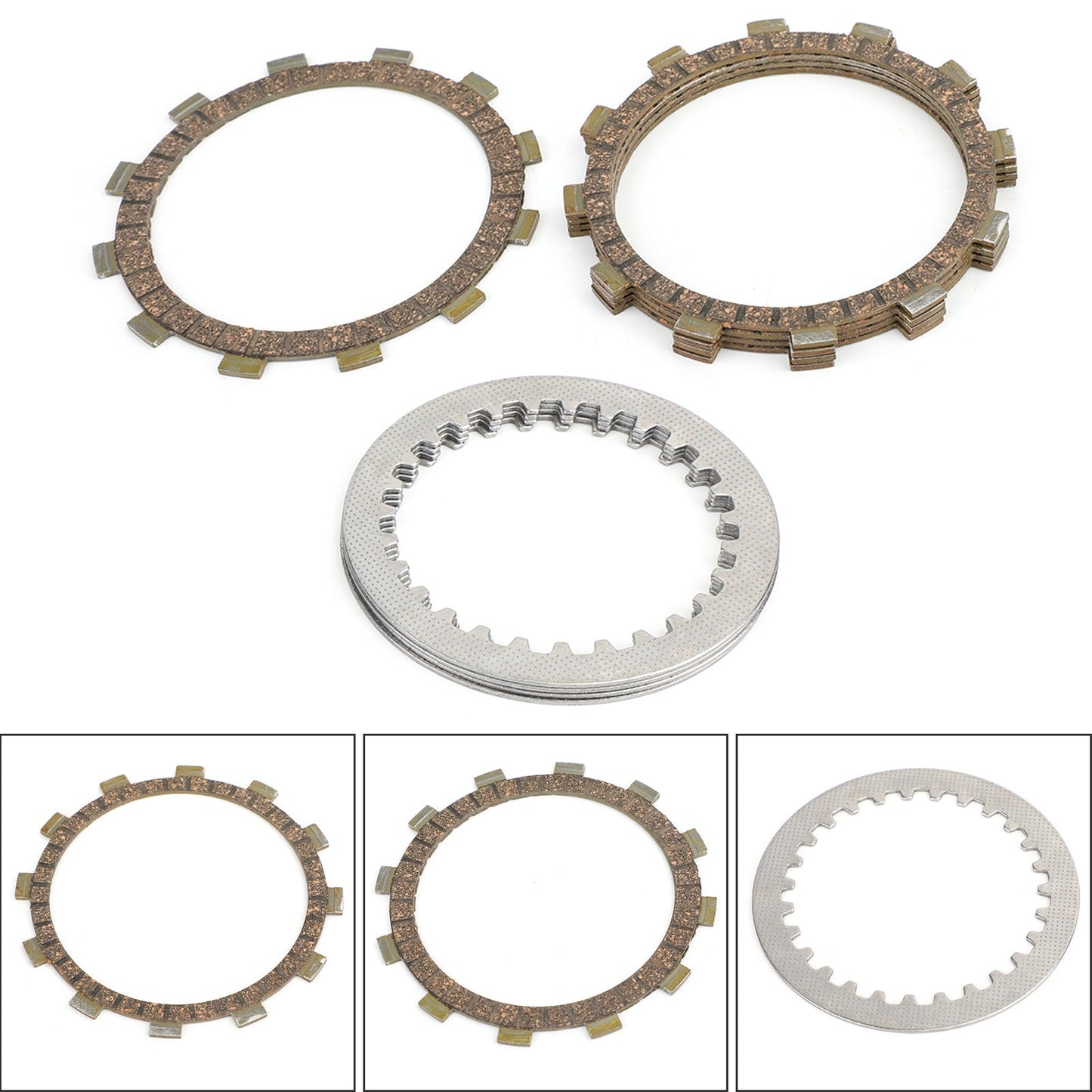 Kit Frizione ferro &amp; Dischi Frizione per Yamaha XV XVS 125 250 Virago 1997-2017 Generico