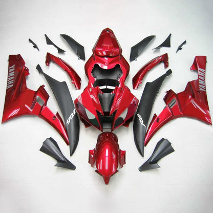 Amotopart Yamaha 2006-2007 YZF 600 R6 ROSSO BLACO