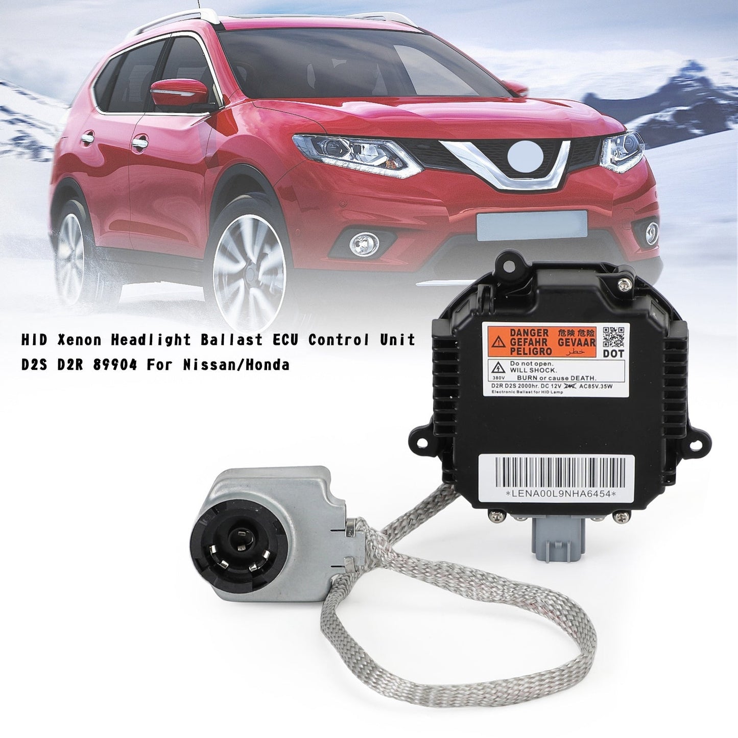 HID Xenon Faro Ballast ECU Unità di Controllo D2S D2R 89904 Per Nissan/INFINITI/Honda/SUBARU/RENAULT Generico