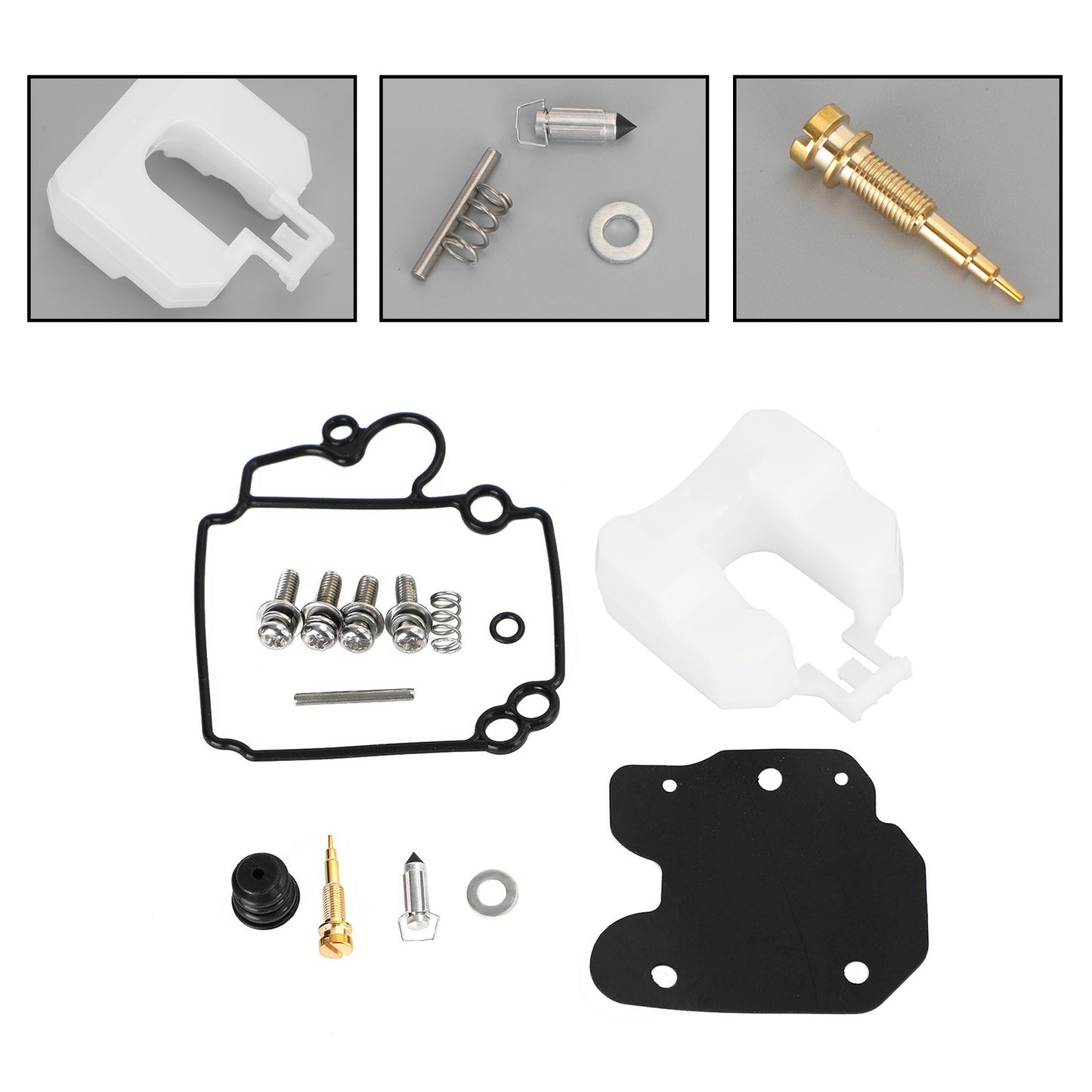Kit di ricostruzione carburatore carburatore adatto per motore fuoribordo Yamaha 25ps F25 4 tempi