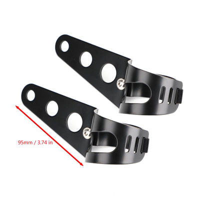 43mm - 50mm Staffa di montaggio per faro a forcella Adattatore per portalampada per motocicletta Generico