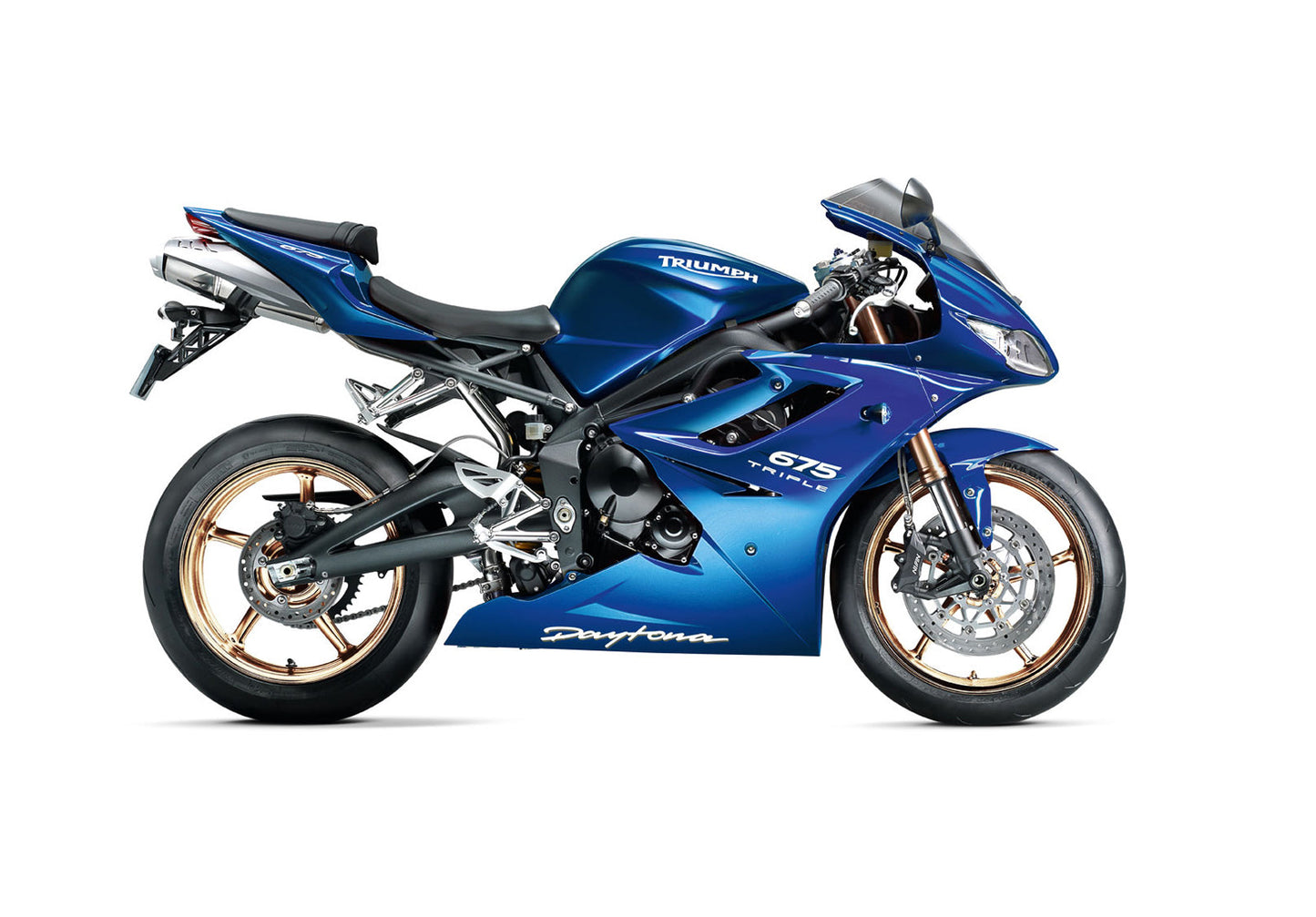 Carene 2006-2008 Triumph Daytona 675 Blu Daytona Racing Generico