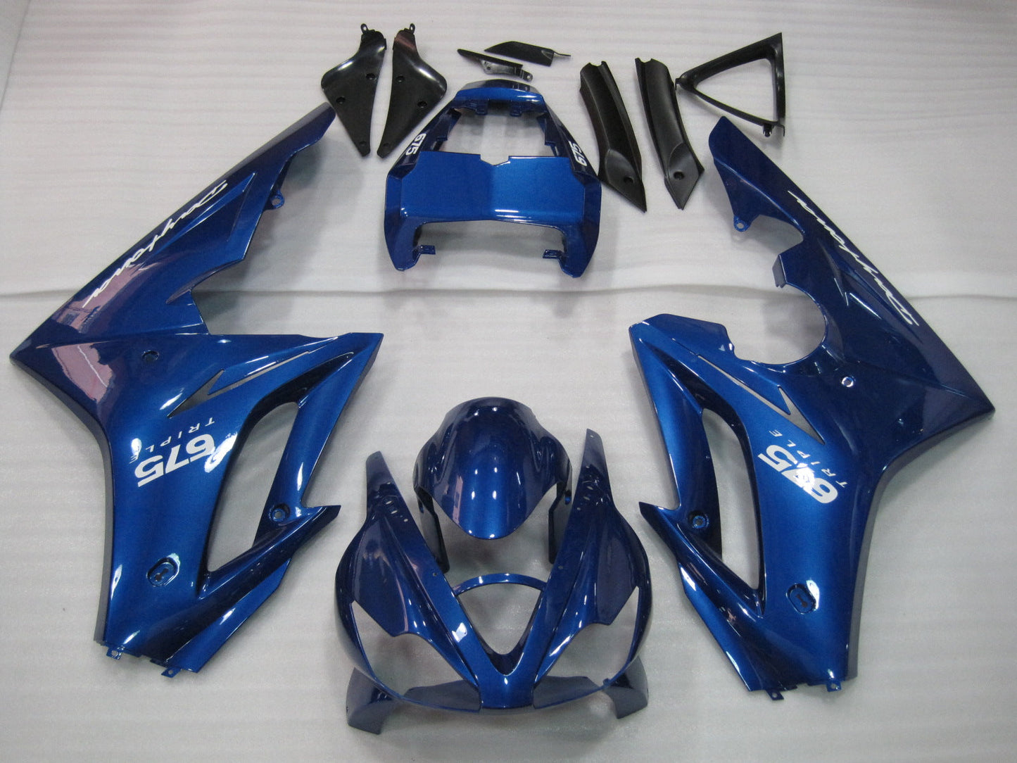 Carene 2006-2008 Triumph Daytona 675 Blu Daytona Generico