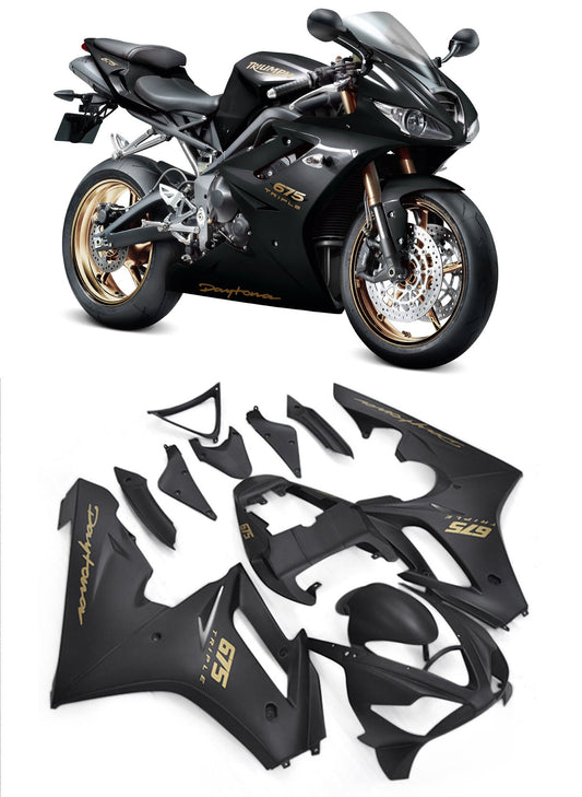 Carene 2006-2008 Triumph Daytona 675 Black Daytona Racing Generico