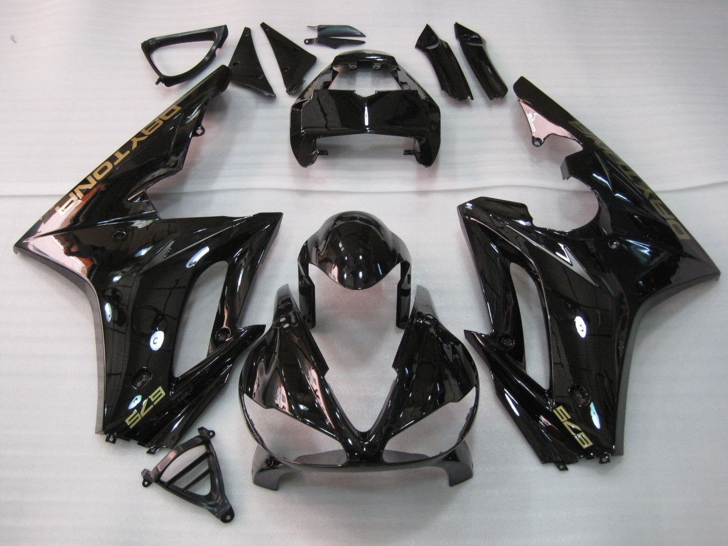 Carene 2006-2008 Triumph Daytona 675 Black Daytona Racing Generico