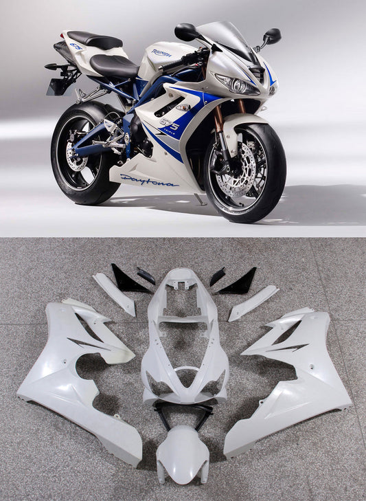 Carene Triumph Daytona 675 Bianco Blu 675 (2006-2008) Generic