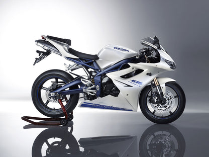 Carene 2009-2012 Triumph Daytona 675 Bianco Blu Daytona Racing Generico