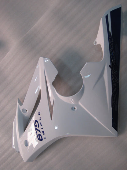 Carene 2009-2012 Triumph Daytona 675 Bianco Blu Daytona Racing Generico