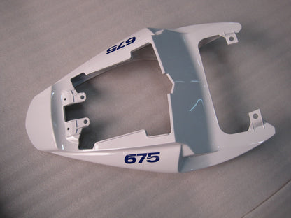 Carene 2009-2012 Triumph Daytona 675 Bianco Blu Daytona Racing Generico