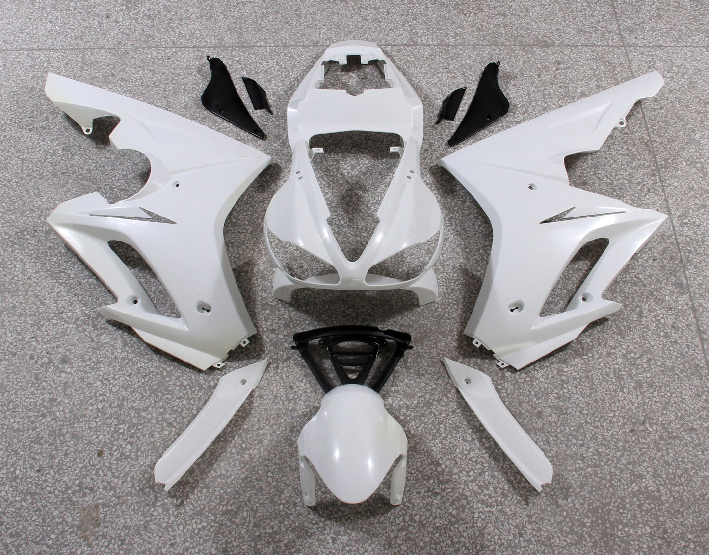 Carene 2009-2012 Triumph Daytona Rosso Nero Daytona Racing Generico