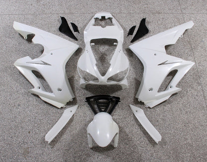 Carene 2009-2012 Triumph Daytona 675 Bianco Nero Daytona Racing Generico