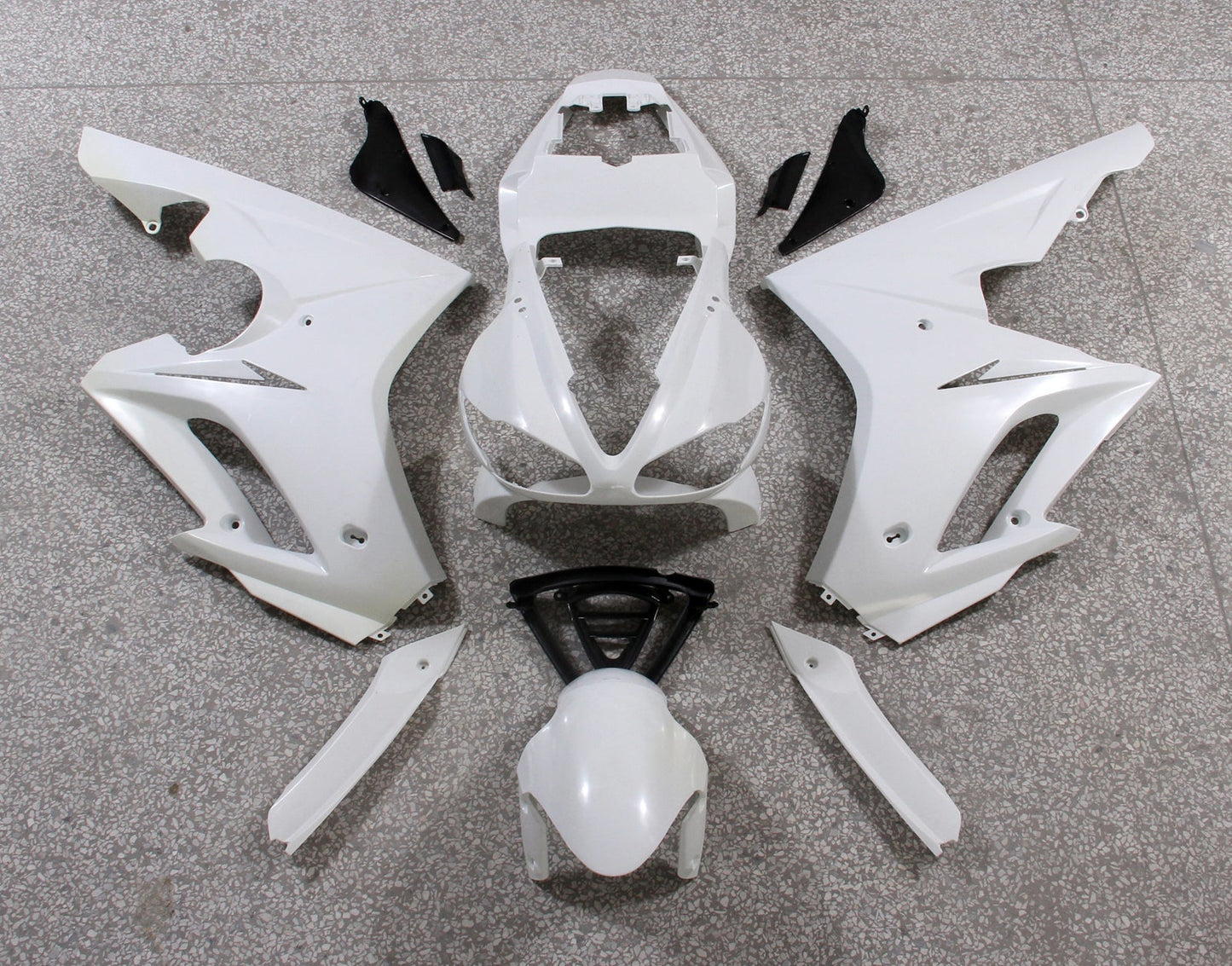 Carene 2009-2012 Triumph Daytona 675 Bianco Blu 675 Generico