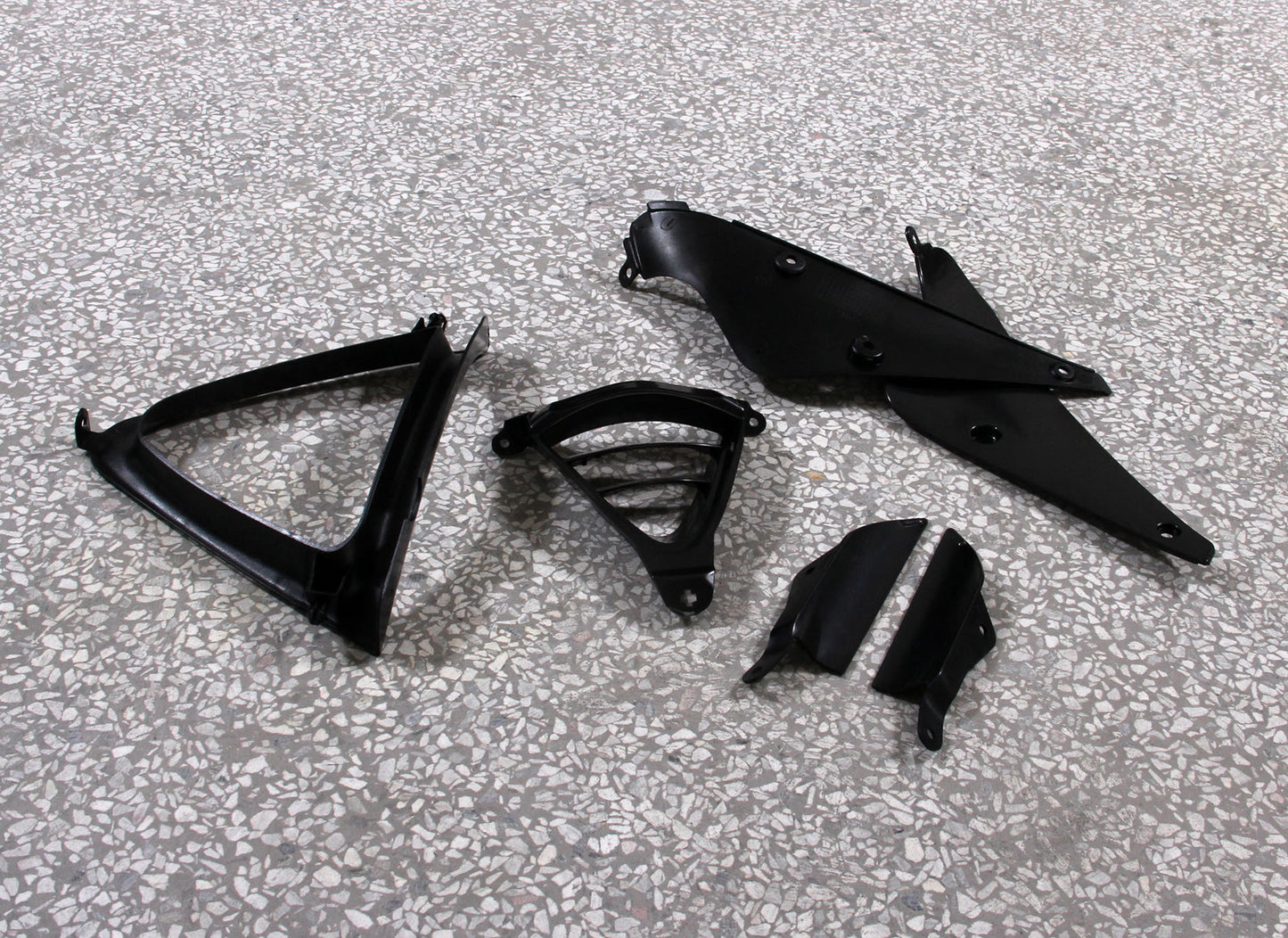 Carene 2009-2012 Triumph Daytona Rosso Nero Daytona Racing Generico
