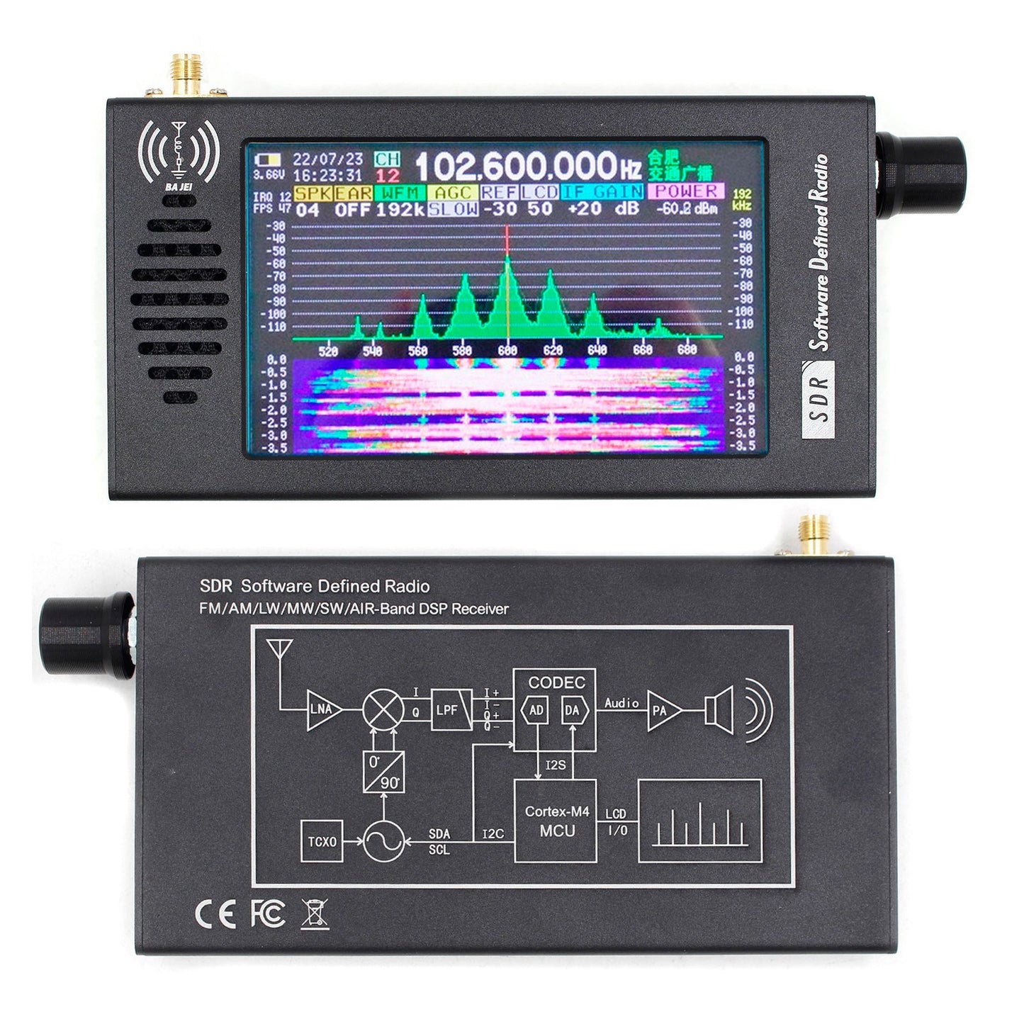 Ricevitore Radio SDR Radio DSP Demodulazione Digitale Onde Corte FM MW SSB CW HAM