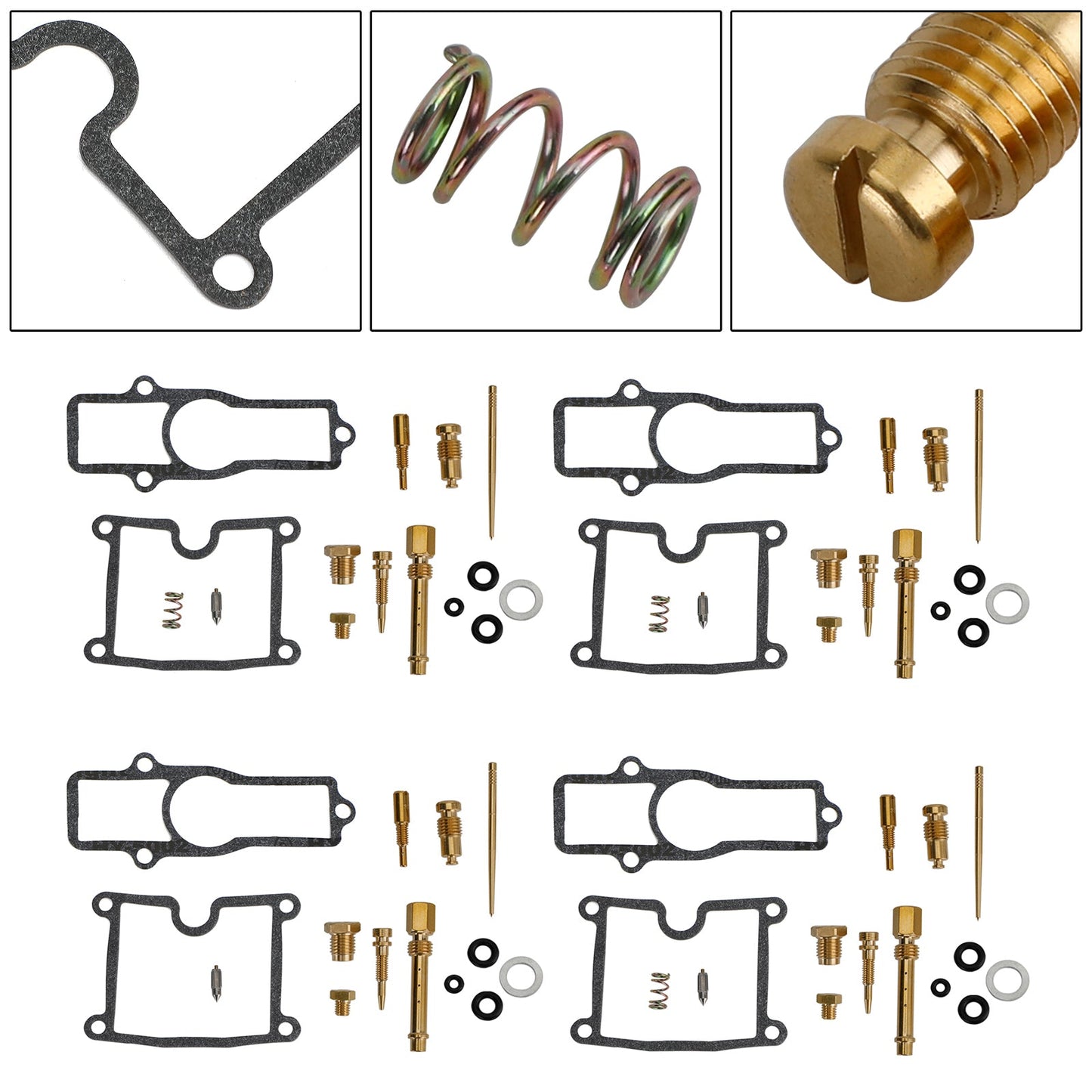Kit di ricostruzione carburatore 4X Kawasaki Z400 KZ400FX KZ550 GPZ550 1980-1983