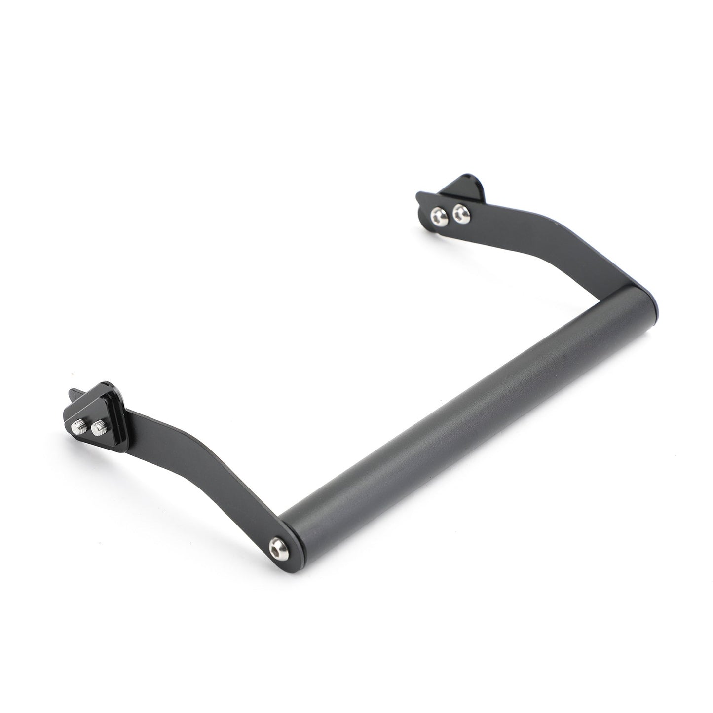 Supporto per smartphone/GPS per montaggio su staffa per parabrezza nero per Kawasaki Versys650 15-19 Generico