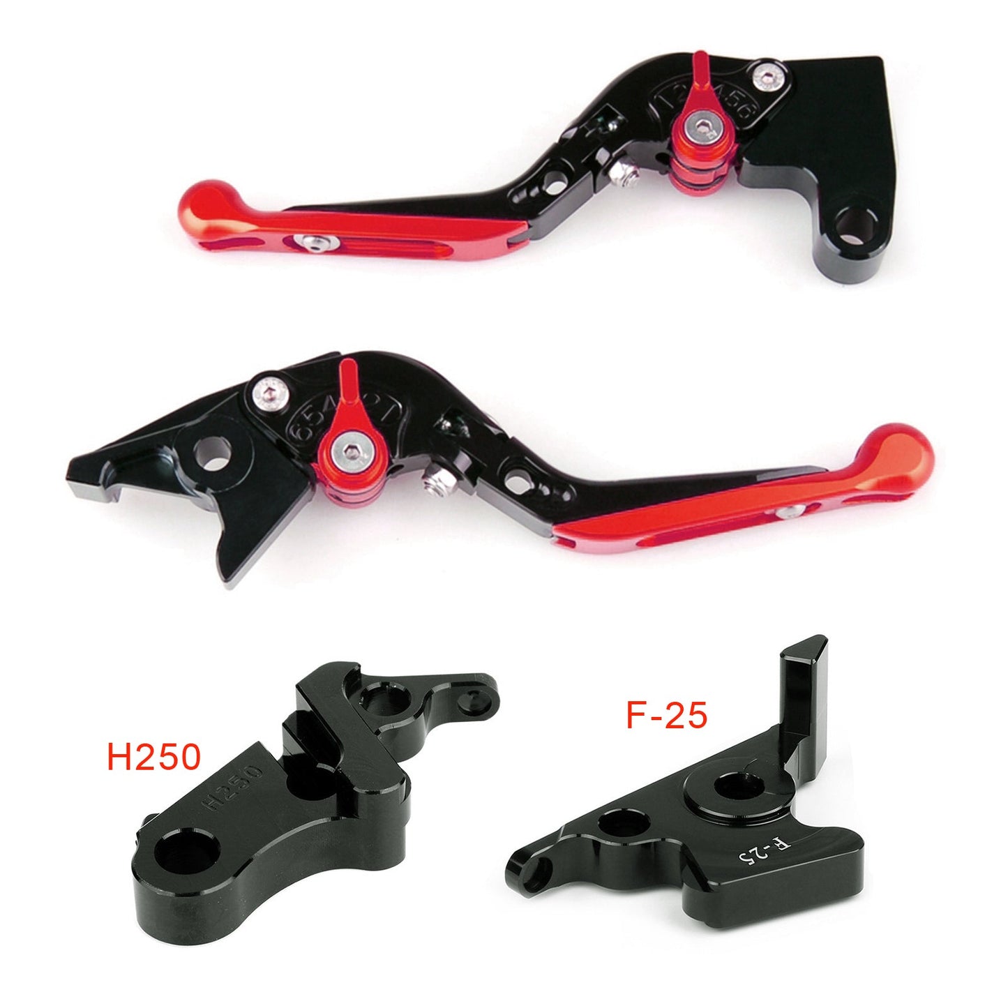 Leva freno frizione regolabile per Honda CB500F CBR500R CBR250R CBR300RR CB300F Generico