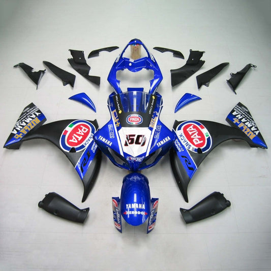 Amotopart Yamaha 2009-2011 YZF 1000 R1 Blue Design Kit