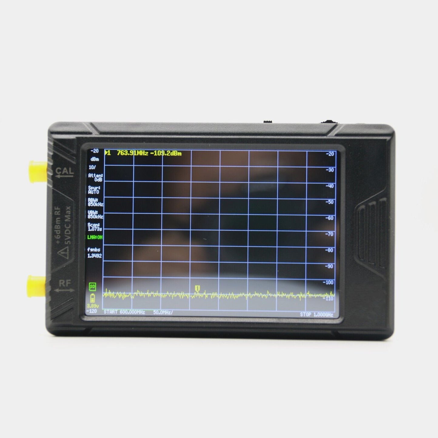 Analizzatore di spettro portatile per touchscreen TinySA ULTRA da 3,95"+batteria