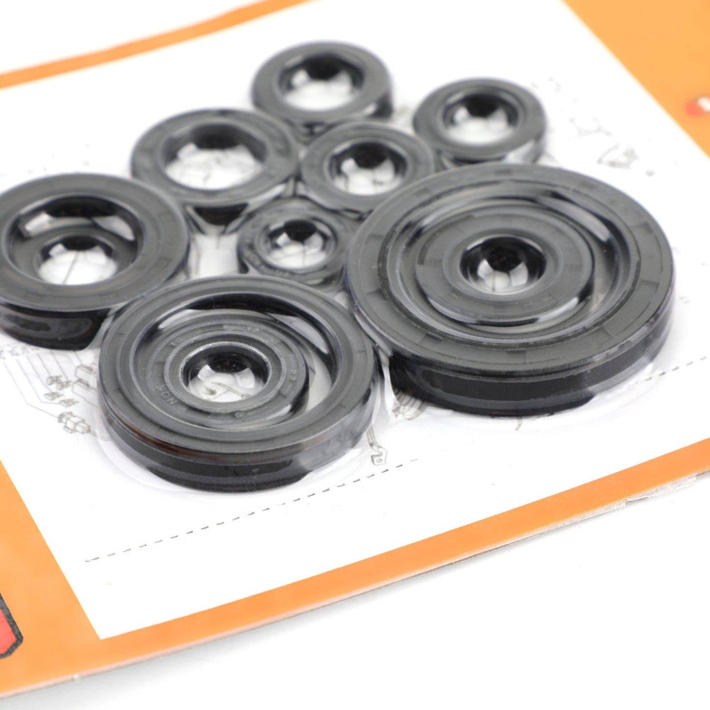 Kit guarnizioni olio motore Set 11 pezzi guarnizioni per Honda CR125R 2004-2007 cr125r cr 125 Generico
