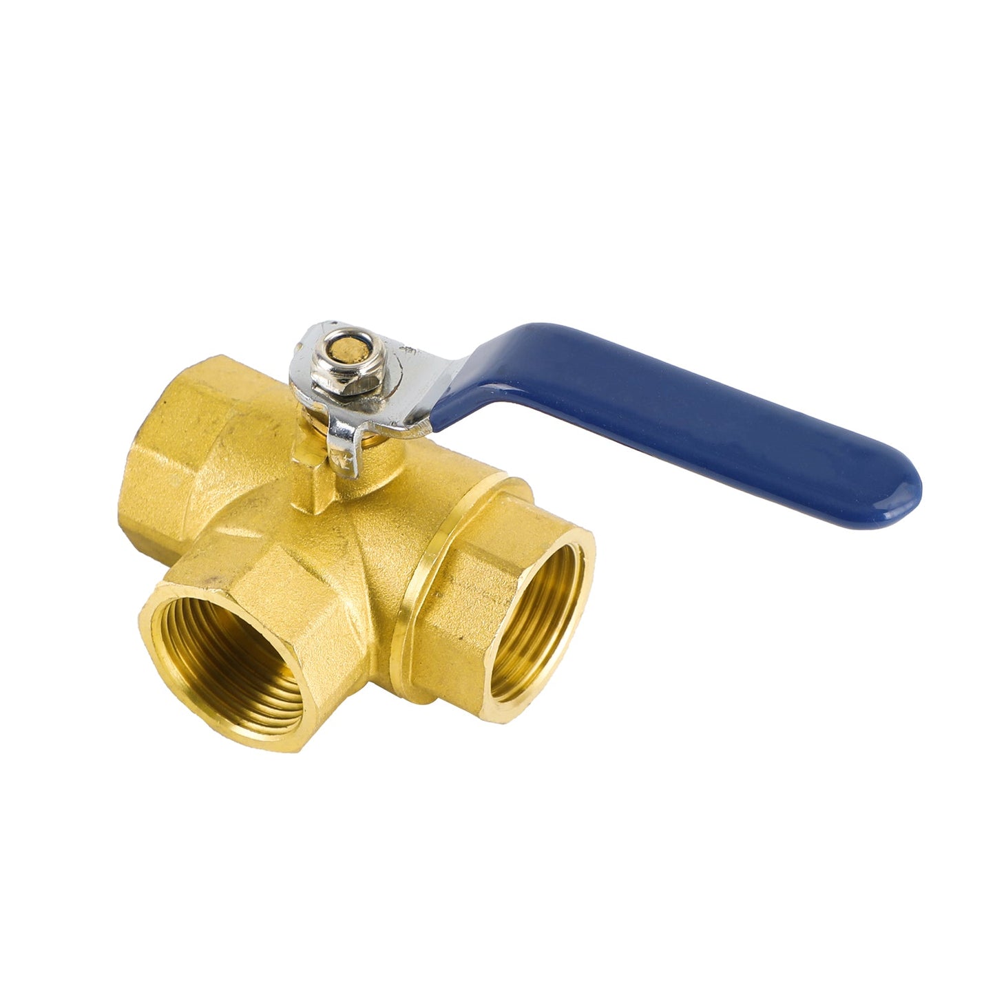 1" valvola a sfera femmina porta L 600 WOG NPT valvola a sfera in ottone filettato impianto idraulico