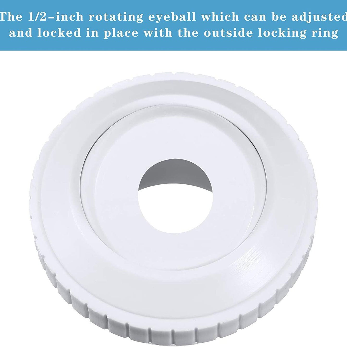 3 pezzi piscina spa getto di ritorno scanalato bulbo oculare set accessori flusso parte