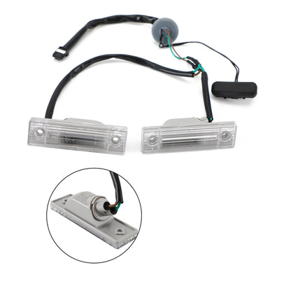 Interruttore di rilascio del bagagliaio posteriore Lampada targa Fit Chevy Cruze Orlando 2011-2014 con luce Generico