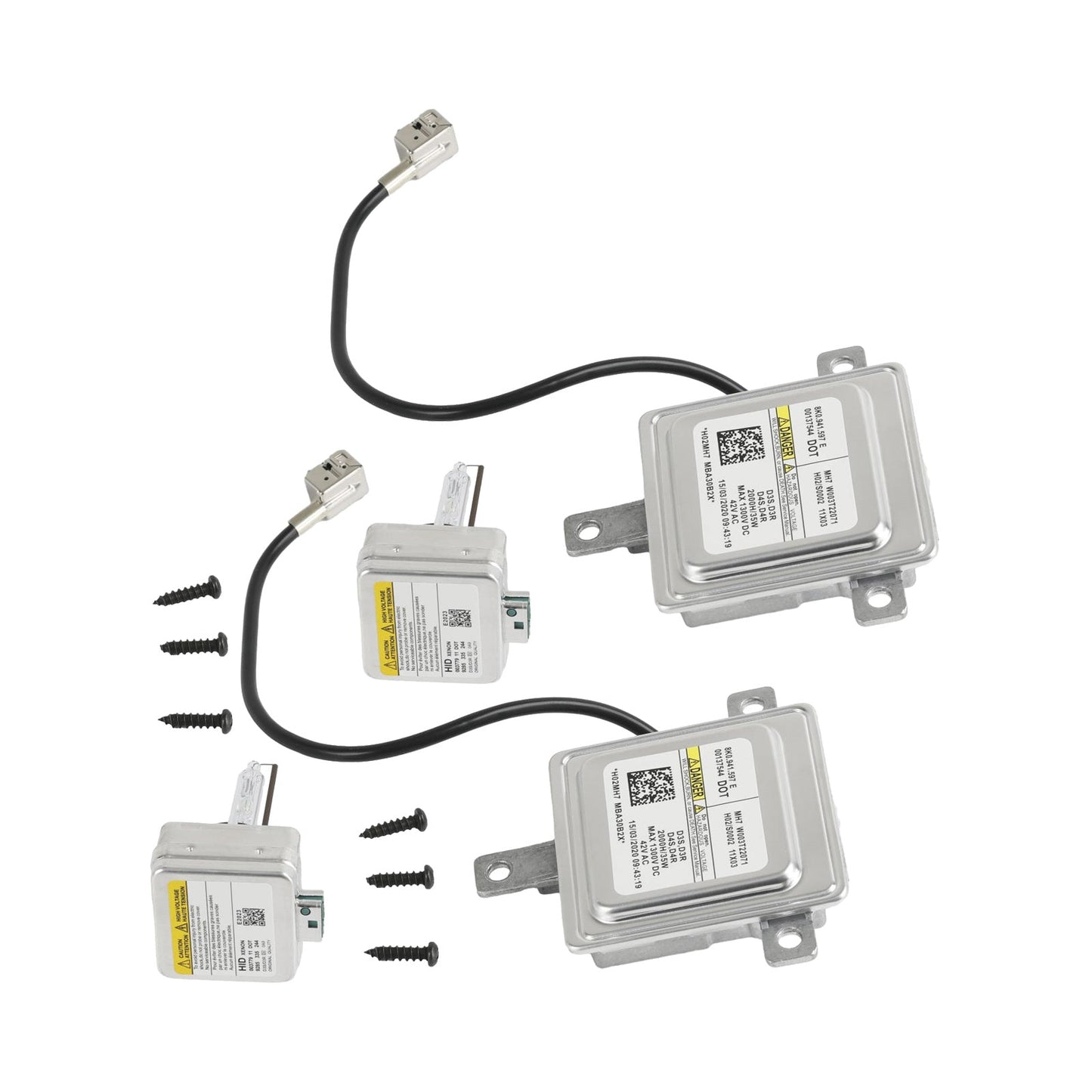 Modulo unità di controllo luce HID con zavorra allo xeno e lampadina D3S 8K0941597E per Audi VW