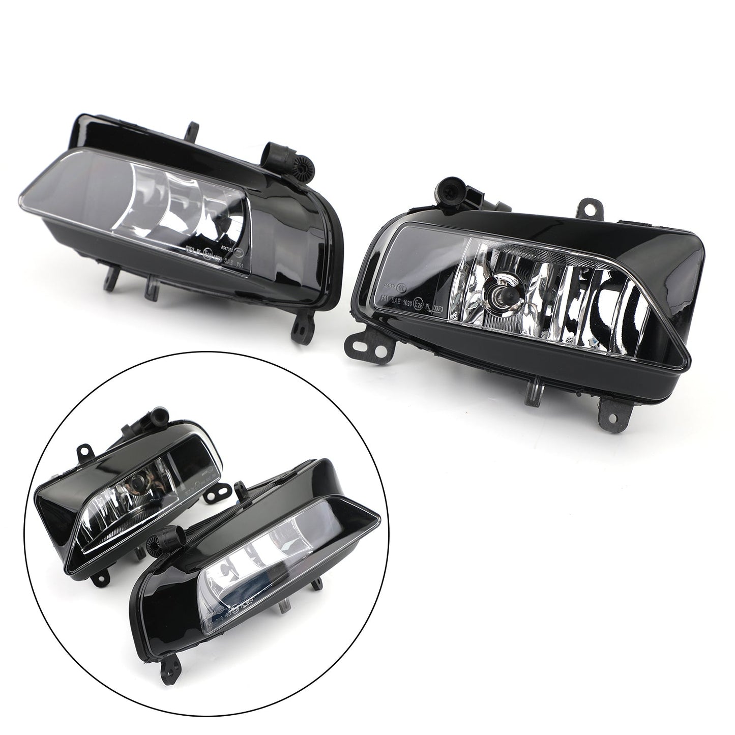 Coppia fari anteriori alogeni fendinebbia per AUDI S5 2013 2014 2015 2016 A5-S Line generico