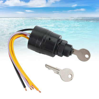 Interruttore a chiave di accensione per barche adatto per Mercury Marine 87-17009A2 Sierra MP41070-2