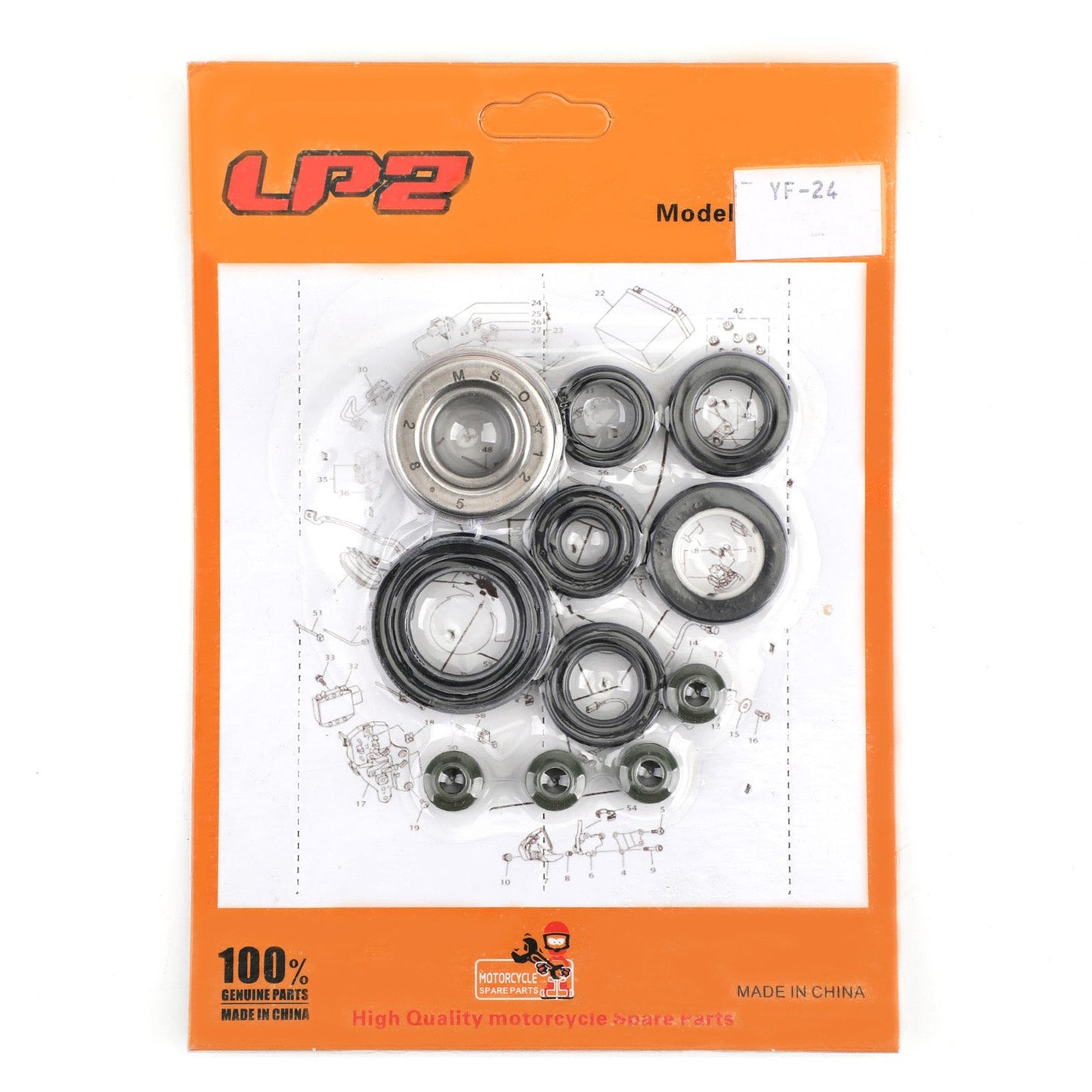 11pcs kit paraolio motore impostato per Honda XL125V XLV125 01-10 VT125C Shadow 99-08 generico