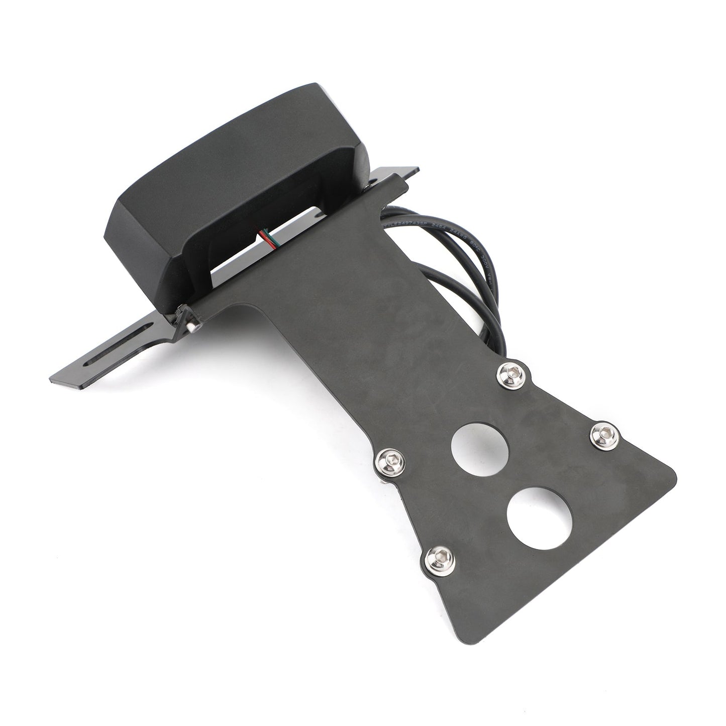 Porta targa moto con fanale posteriore per Yamaha XSR900 14-20 Generico