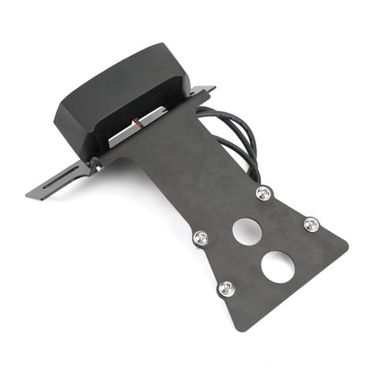 Porta targa moto con fanale posteriore per Yamaha XSR900 14-20 Generico