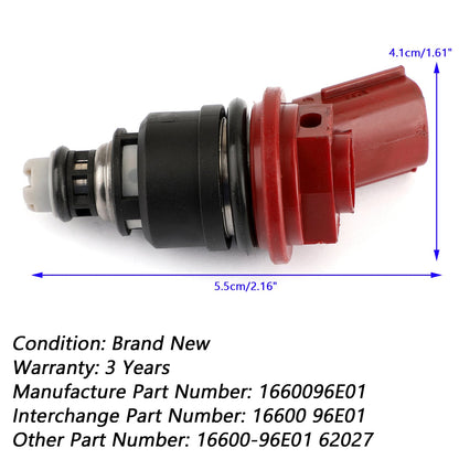 1 PCS Iniettore di Carburante Fit Per Infiniti I30 96-99 Nissan Maxima 92-99 1660096E01 Generico