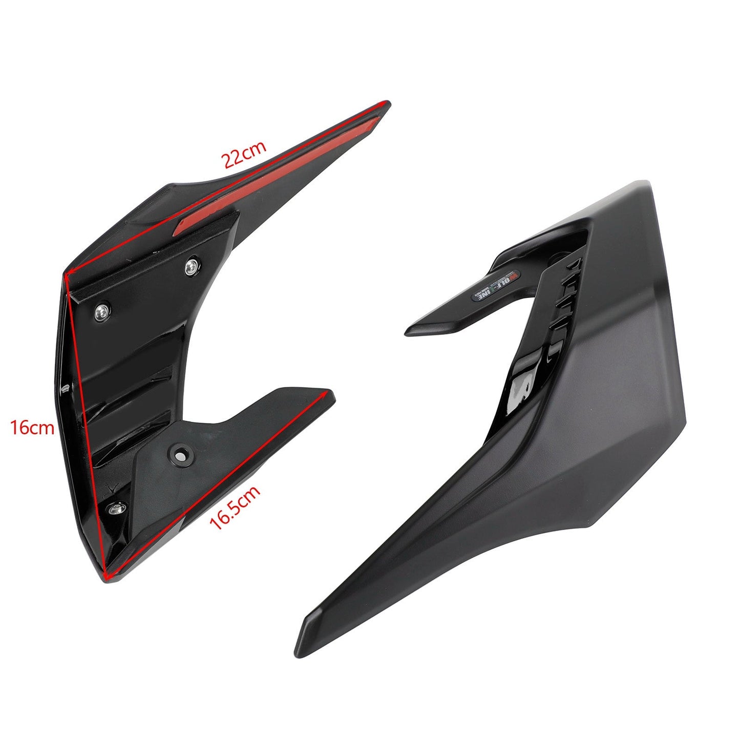 2019-2023 Honda CB650R Spoiler laterali Carenatura deflettore ala aerodinamica
