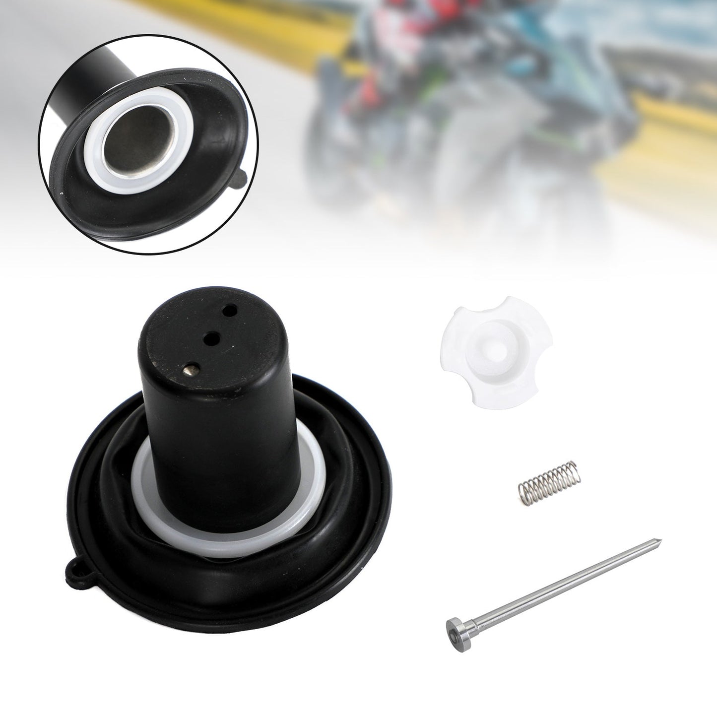 Membrana carburatore adatta per Scooter ATV 172MM CF250 CH250 ELITE CN250 YY250T Generico