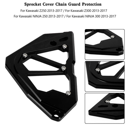 KAWASAKI Z250 Z300 NINJA 300 250 2013-2017 Paracatena coperchio pignone