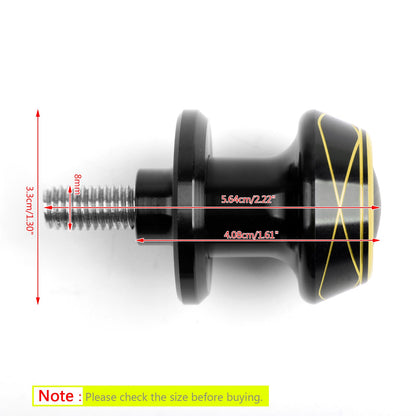 1 coppia 8 mm Moto CNC forcellone forcellone bobine cursori bobina per Suzuki Honda