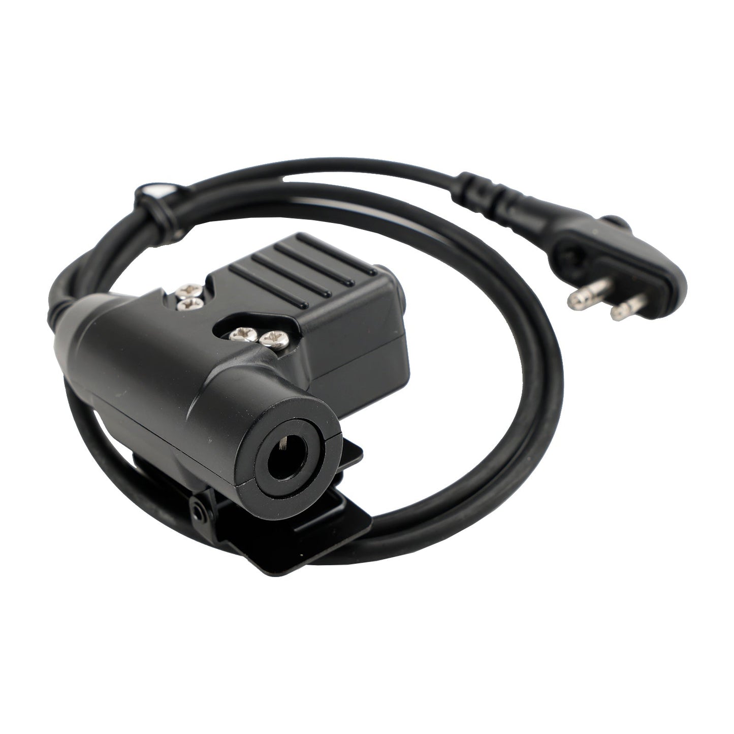 Per Hytera PD415 PD500 PD565 6Pin U94 PTT 7.1-A3 Cuffia a tubo singolo trasparente