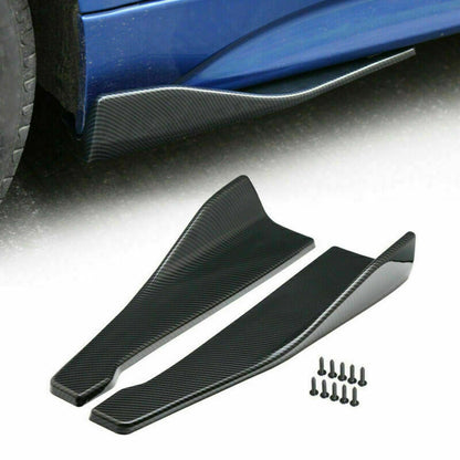 48cm Gonna Spoiler Labbro posteriore/Estensione laterale Rocker Splitter Winglet Wings Carbonio Generico