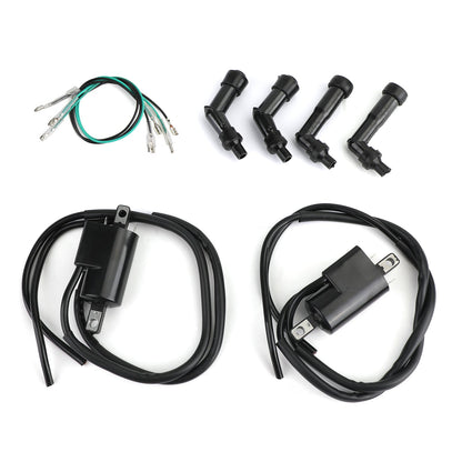 30510-333-013 Bobine di accensione e cappucci candela per Honda CB350F CB400F CB500 CB550 Generico
