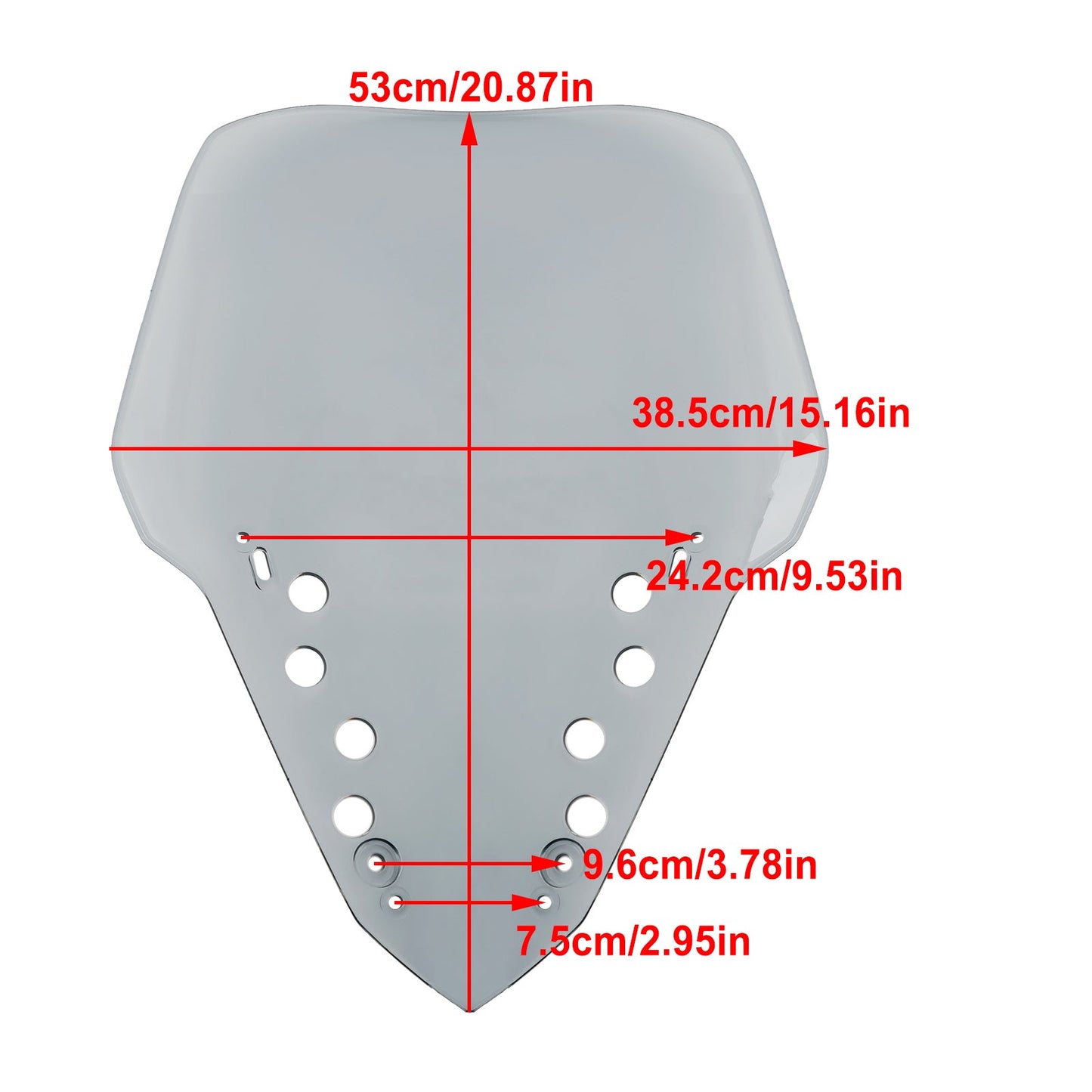 Parabrezza per moto in ABS YAMAHA X-MAX 300 2023