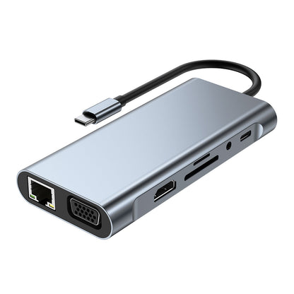 Uscita HD USB-C tipo C 11 in 1 HUB adattatore HD 4K USB 3.0 Dock multifunzione