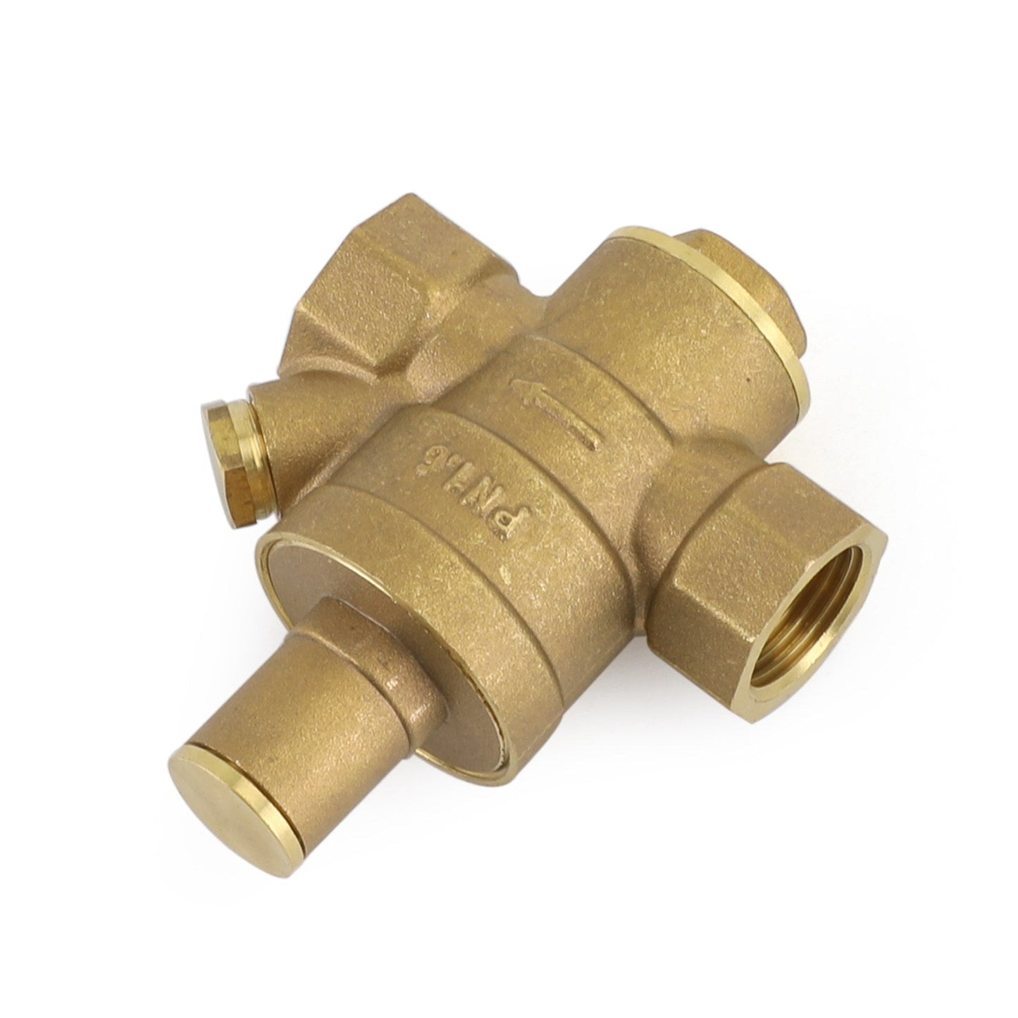 DN15 Riduttore Regolatore Pressione Acqua Regolabile 1/2" In Ottone Con Misuratore Generico