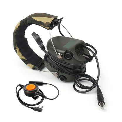 Cuffie con riduzione del rumore H60 Pickup audio PTT a 6 pin per TH-D7 TH-F6 TH-K2 TH-21