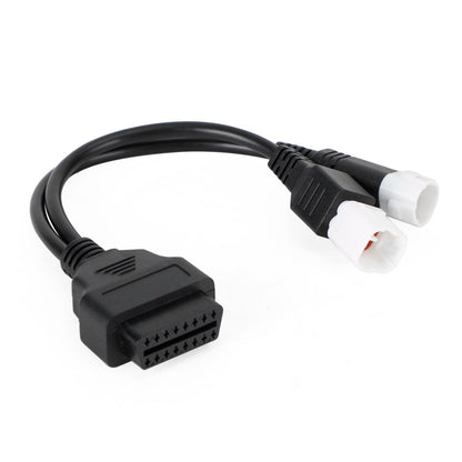 Connettore adattatore diagnostico OBD2 3 pin 4 pin 2in1 per moto Yamaha