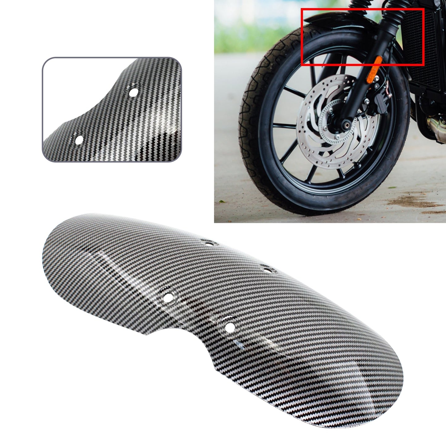2001-2016 Bonneville T100 Scrambler Thruxton parafango parafango anteriore