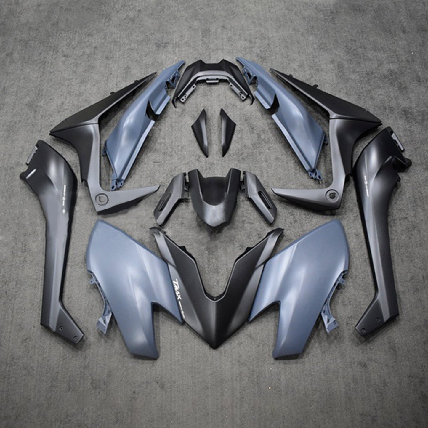 Amotopart Kit Carena Carrozzeria ABS per Yamaha T-Max TMAX530 2017-2018