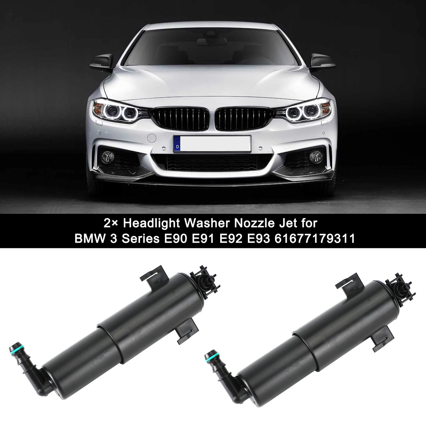 2¡Á Ugello lavafari per BMW Serie 3 E90 E91 E92 E93 61677179311 Generico